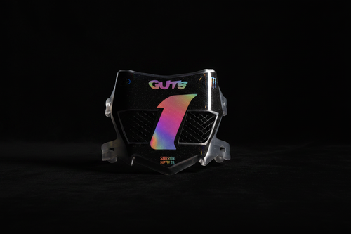 MotoCutz Vented Front Number Plate – Dark Dramatic